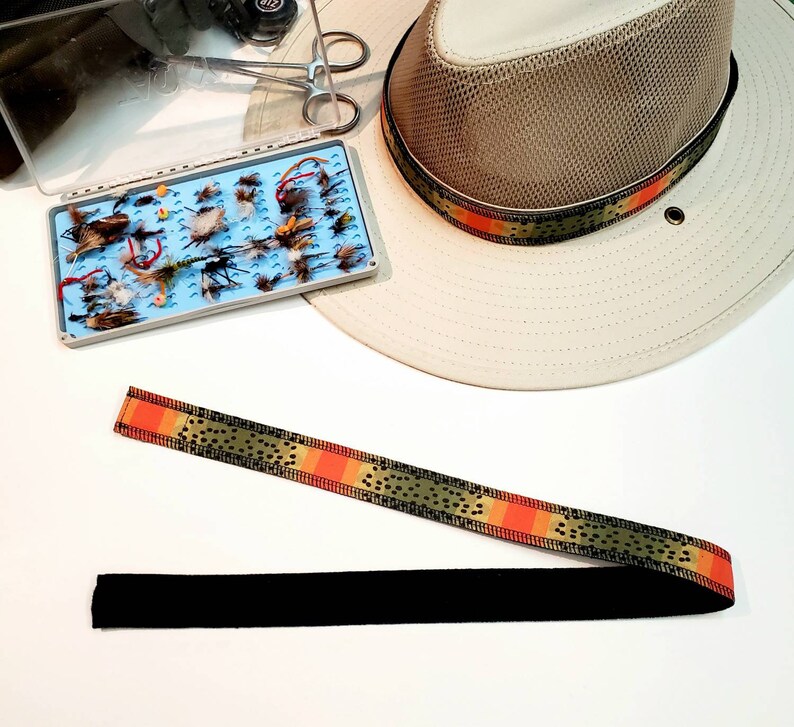 Cutthroat Trout Hat Band Fishing Hat Fly Fishing Etsy