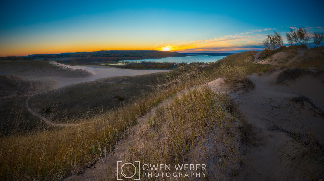 Dune Climb Sunrise / Glen Arbor Michigan / Northern Michigan Wall Art