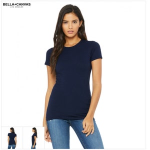 Bella + Canvas 6004 Womens The Favorite Tshirt Slim Fit