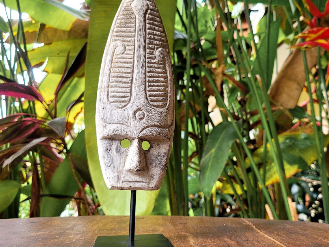 Collier Tribal En Pierre Du Timor - Pendentif Primitif Artisanal - Unisexe - Neuf Avec étiquettes