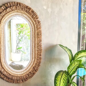 Boho Wandspiegel für Schlafzimmer oder Flur