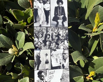 Marcador de Historia Negra / El 15% de cada pedido se donará a la lucha contra la injusticia racial / Líderes Negros / Cultura Negra / Excelencia Negra