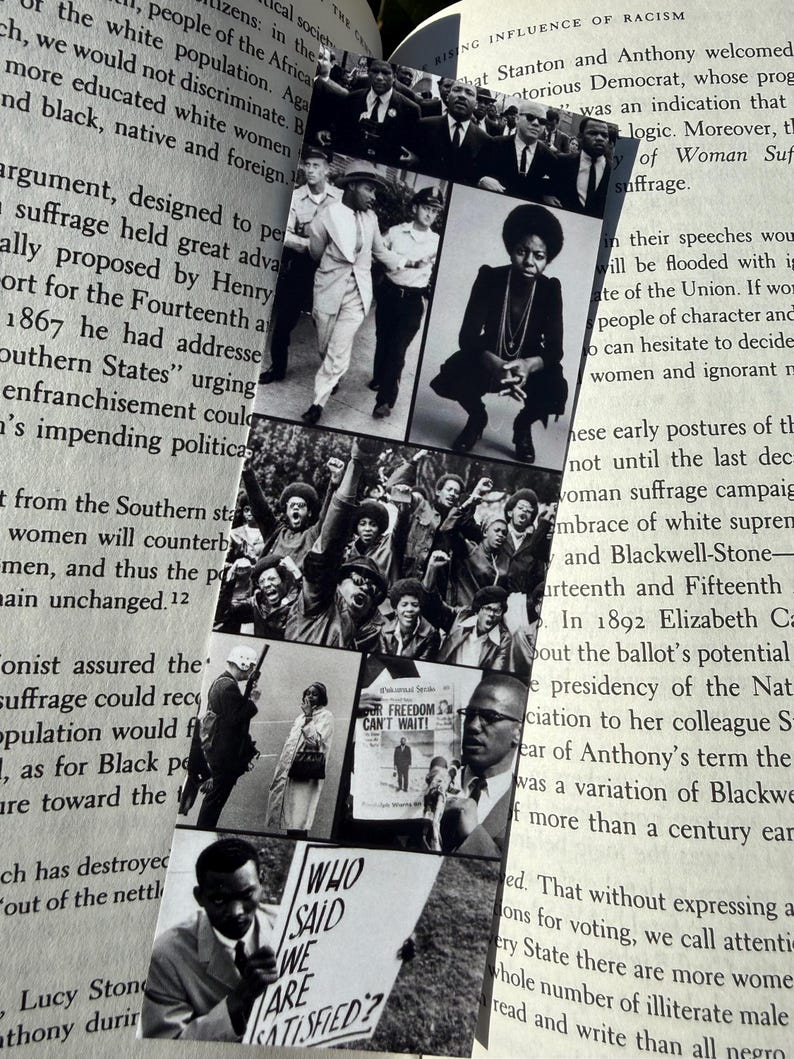 Black History Bookmark | 15% of Every Order Donated to Fighting Racial ...