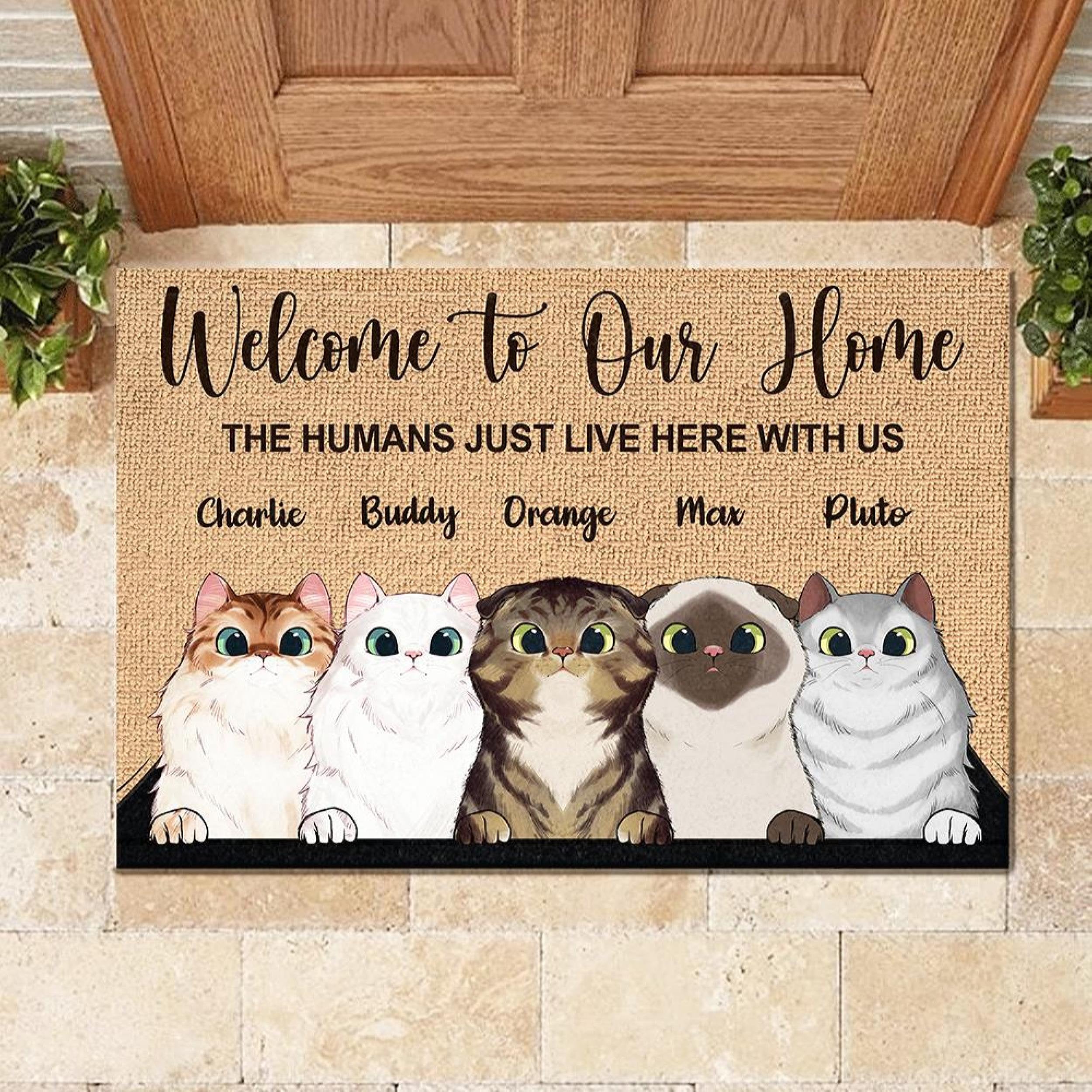 Personalized Pets Doormat to our home mat To Etsy