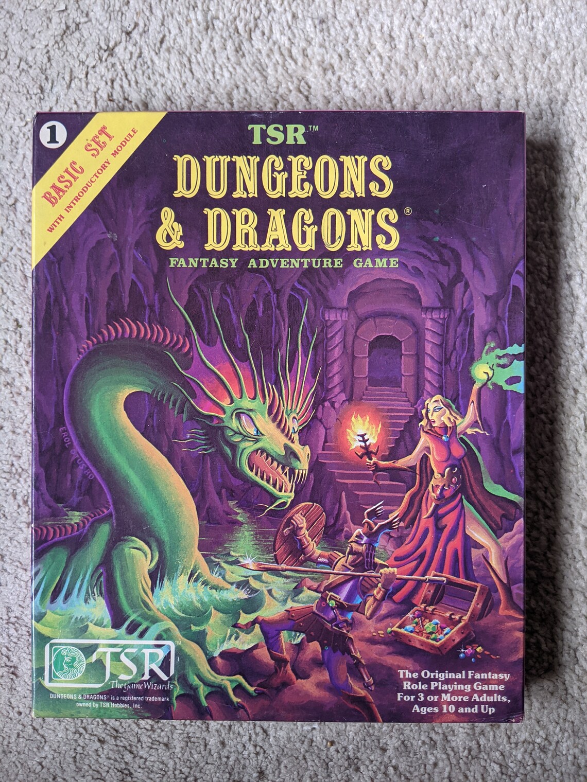 Dungeons Dragons Basic Set Fantasy Adventure Game TSR 1980 Etsy