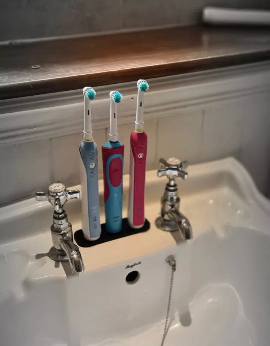 Family Electric Toothbrush Holder for Oral B Braun Black Etsy