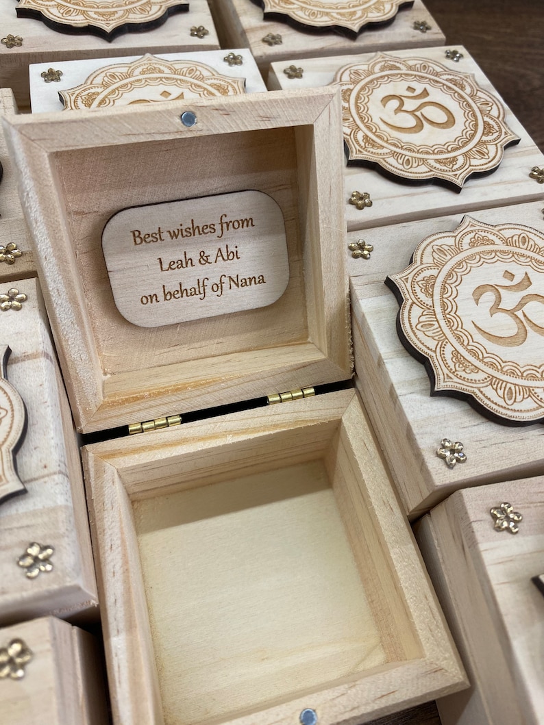Personalised Diwali/ Wedding and Party Favour Gift Boxes Etsy UK