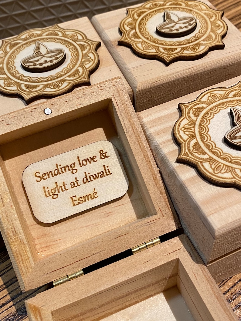 Personalised Diwali/ Wedding and Party Favour Gift Boxes Etsy UK
