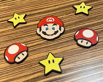 Mario & Luigi Wood Wall Decor: Games Room Sign