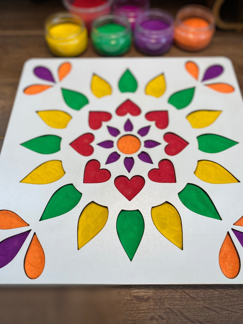 DIGITAL FILE ONLY Diwali Rangoli Layered Pattern for Use - Etsy
