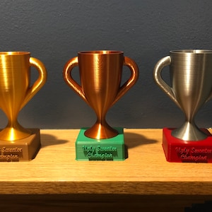Ugly Sweater Champion Trophy, 3D printed