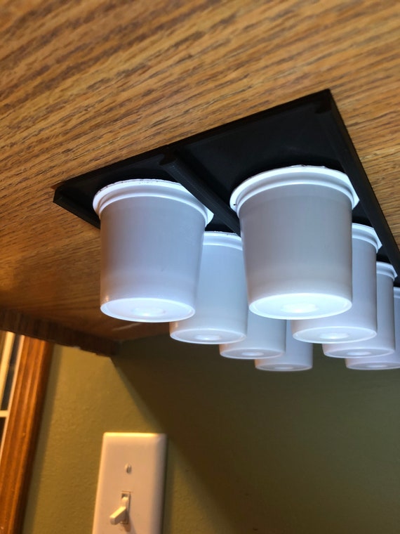 K cup holder under clearance cabinet