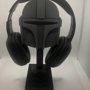 Mandelorian headphone stand, This is the Way, Star Wars, 3D printed