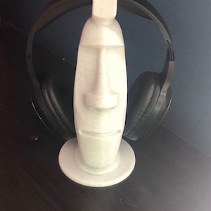 MOAI Headphone Stand, MOAI Statue, Easter Island, 3D printed