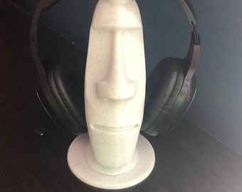MOAI Headphone Stand, MOAI Statue, Easter Island, 3D printed