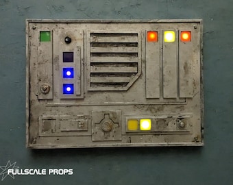 Pannello processore anodico di elica a grandezza naturale di Galaxy's Edge