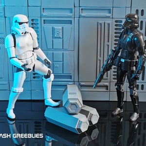 3 Sechseckige Kisten aus Star Wars