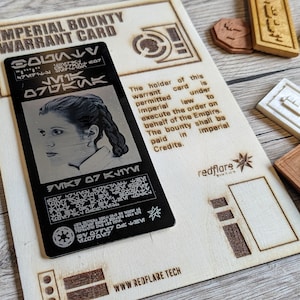 Cartão Imperial Bounty Docket de metal personalizado