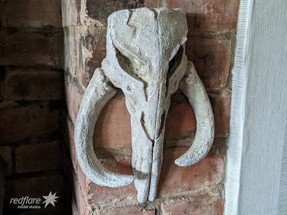 Mythosaur Skull Wall Feature | Mandalorian Decor, Star Wars Fan