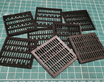 Imperial Flooring Tiles, Resin Diorama, Wargaming Terrain (Set of 9)