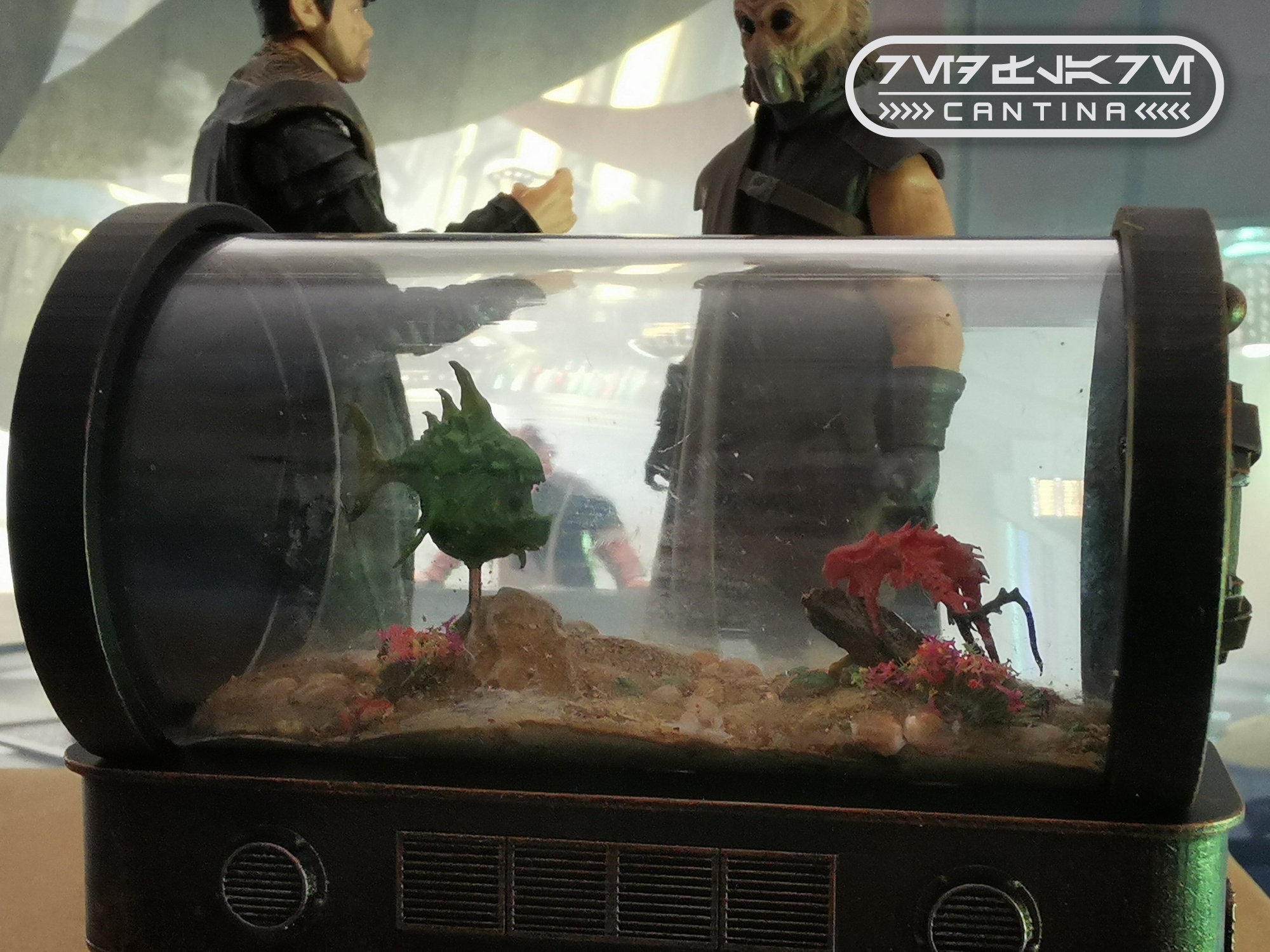 Sci fi aquarium clearance decorations