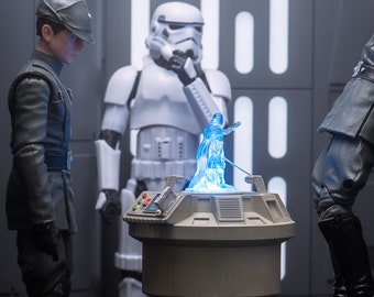 Imperial Holotable & 3 Holograms from Star Wars