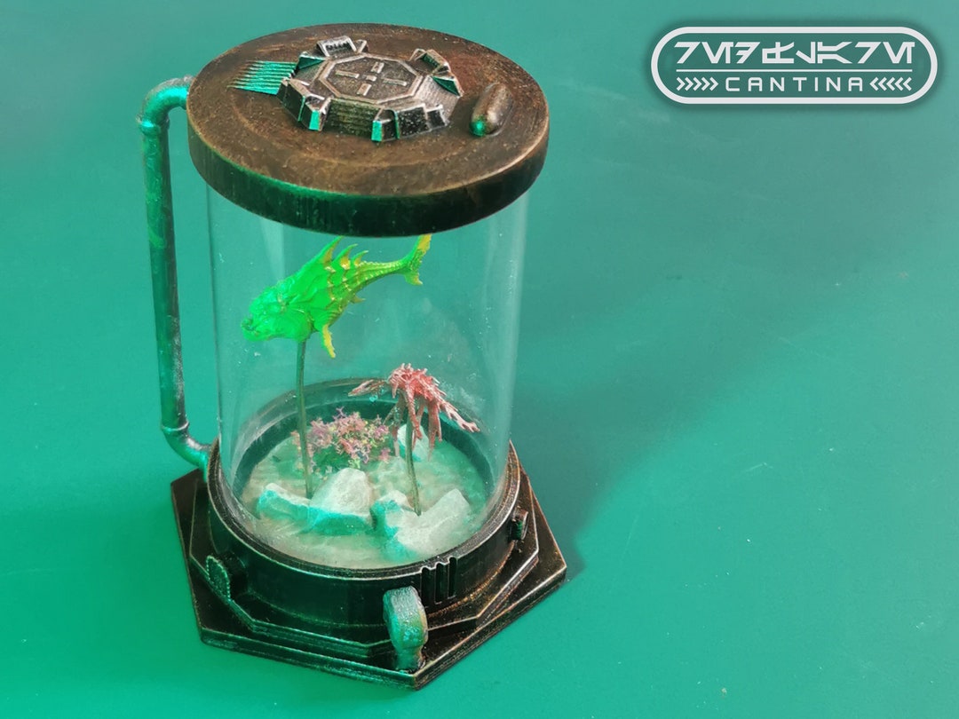 Scifi Cantina Fish Tank From Star Wars Vertical Setup Etsy