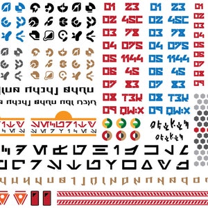 Starship Waterslide Decals