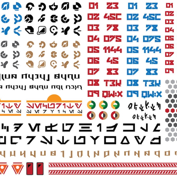 Starship Waterslide Decals