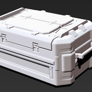 SciFi Cargo Container STL File