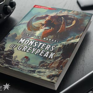 5e Creatures & Beasts of Greypeak Mountain: Homebrew Manual for Dungeons and Dragons