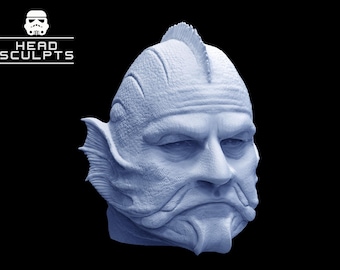 Mythrol Head Sculpt STL files (2 designs)