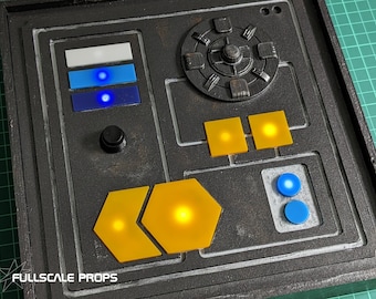 Full Scale Wall mounted Control Console from Galaxy's Edge