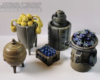 Market Stall Fruit Containers from Star Wars - Set 2