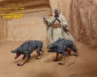 Massiff Beast from Mandalorian TV Show. Shatterpoint, Legion Star Wars TTRPG game creatures