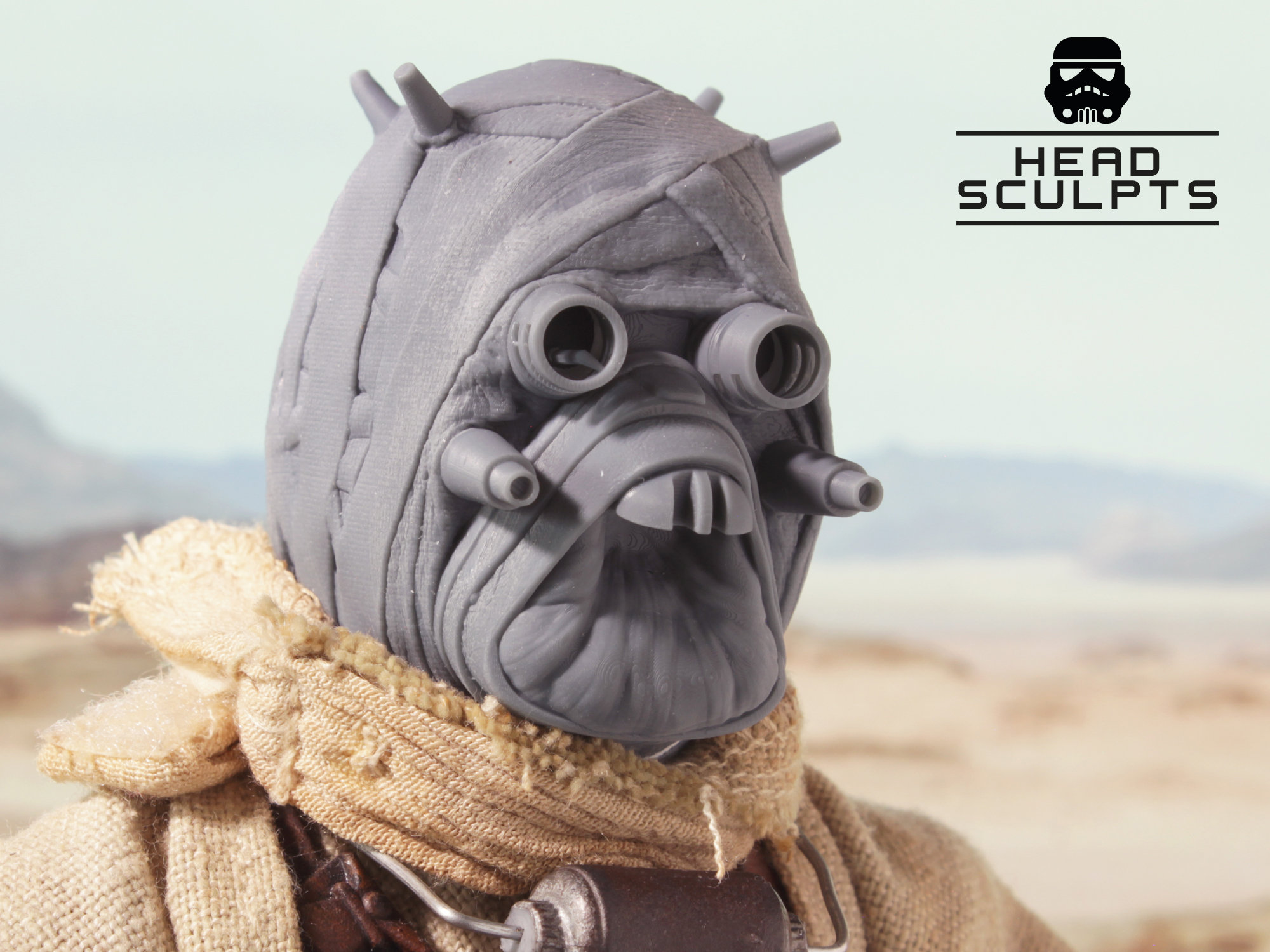 Tusken Raider Bantha 3D Gedruckt Resin Figuren Tusken Raider & Bantha Miniaturen Für Star Wars Legion | 3D-gedruckt Aus Resin Star Wars Legion Figuren