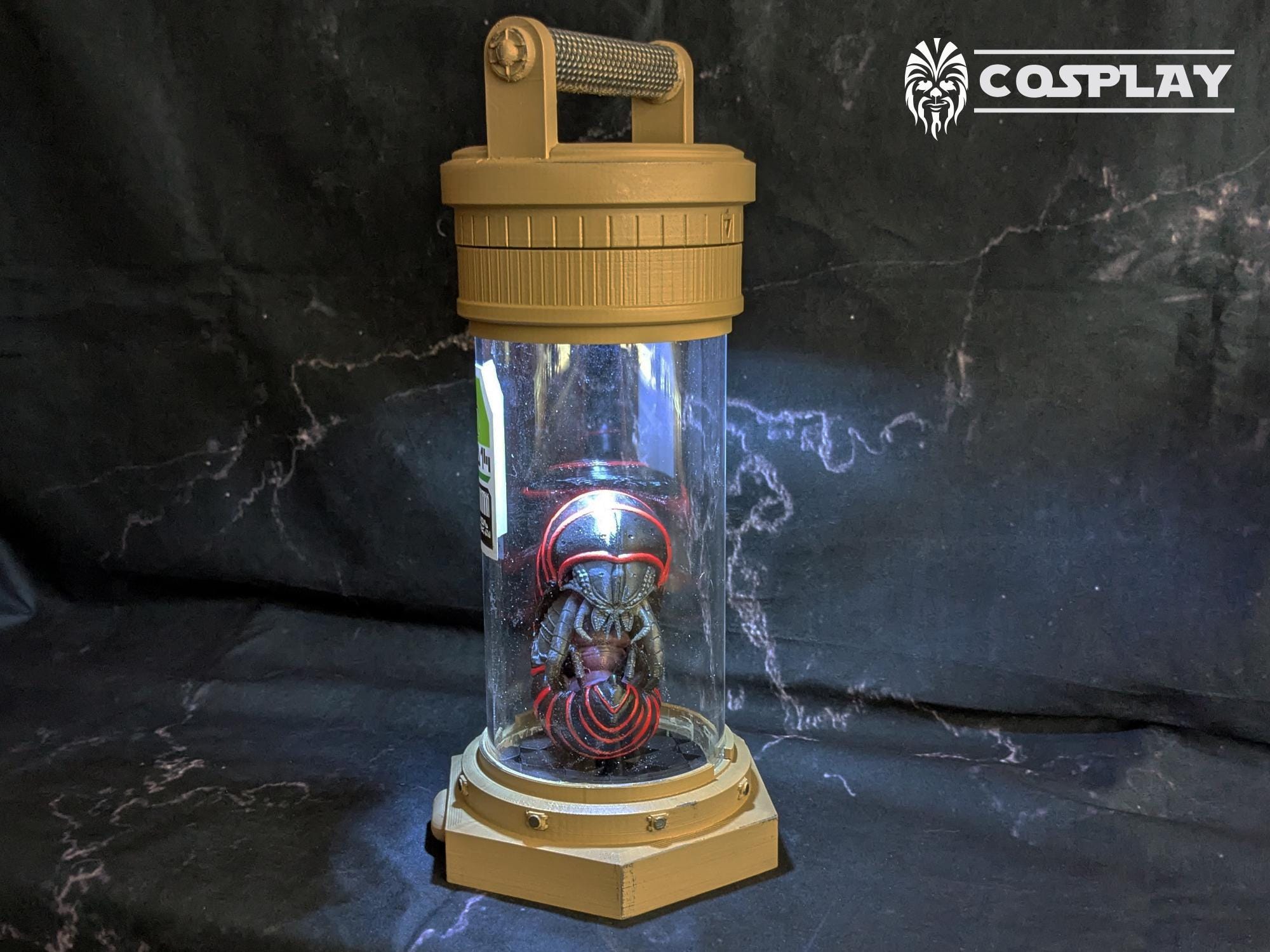 Alien Bio-sample Container With Locking Lid | Sci-fi Decor Prop - Etsy