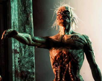 Diorama de zombis de The Walking Dead