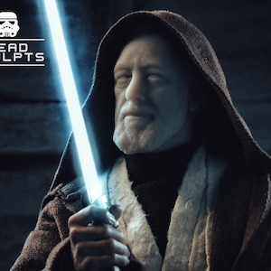 Obi-Wan Kenobi Head Sculpt from Star Wars