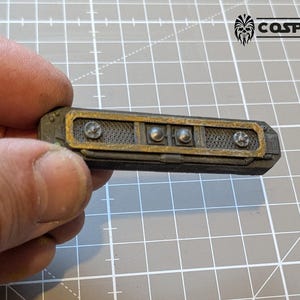 Star Wars Inspired Costume Greeblie Biomonitor Module Prop for Cosplay and Collectors