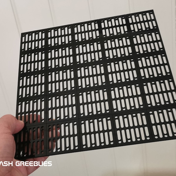 Grid of Imperial Flooring Panels for IKEA Units