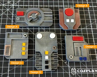 Cosplay SciFi Tech Comms Unit - 5 Unique Designs for Star Wars Costume & Roleplay Accessories