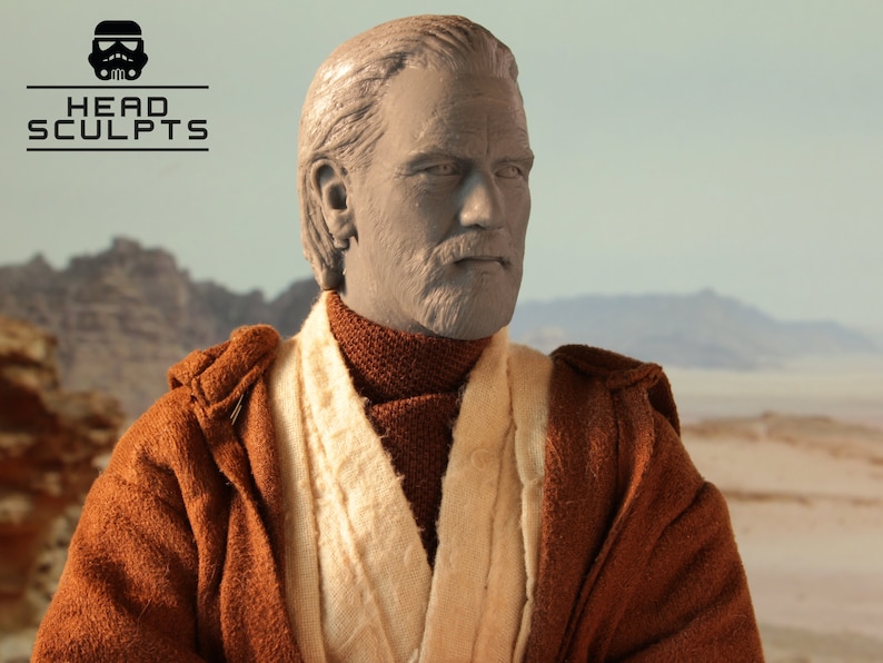 Obiwan Kenobi Head Sculpt