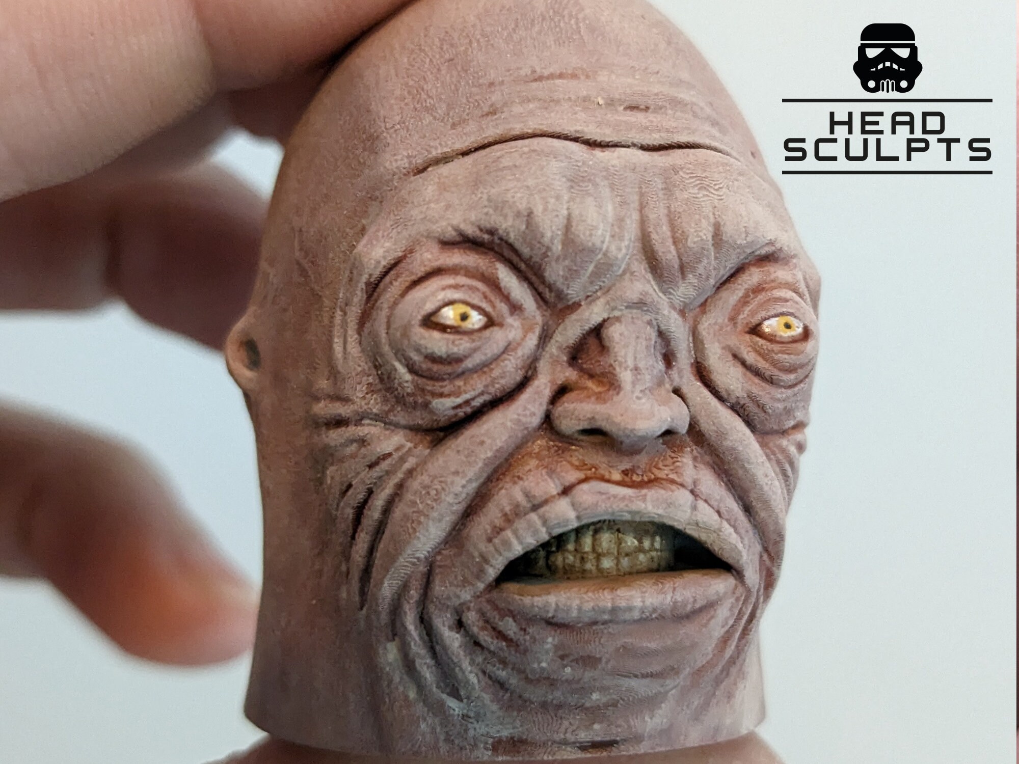 Rothgar Deng Head Sculpt from Star Wars: The Rise of Skywalker