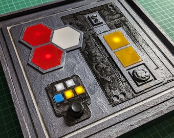 Pannello di controllo a parete a grandezza naturale di Star Wars: Rogue One