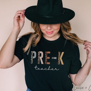 Pre K Teacher Shirt, Teacher Cheetah Shirt, Pre-K Teacher Shirt, Teaching Shirt, Teacher Team Shirt, Team Teaching Shirt, Back to School