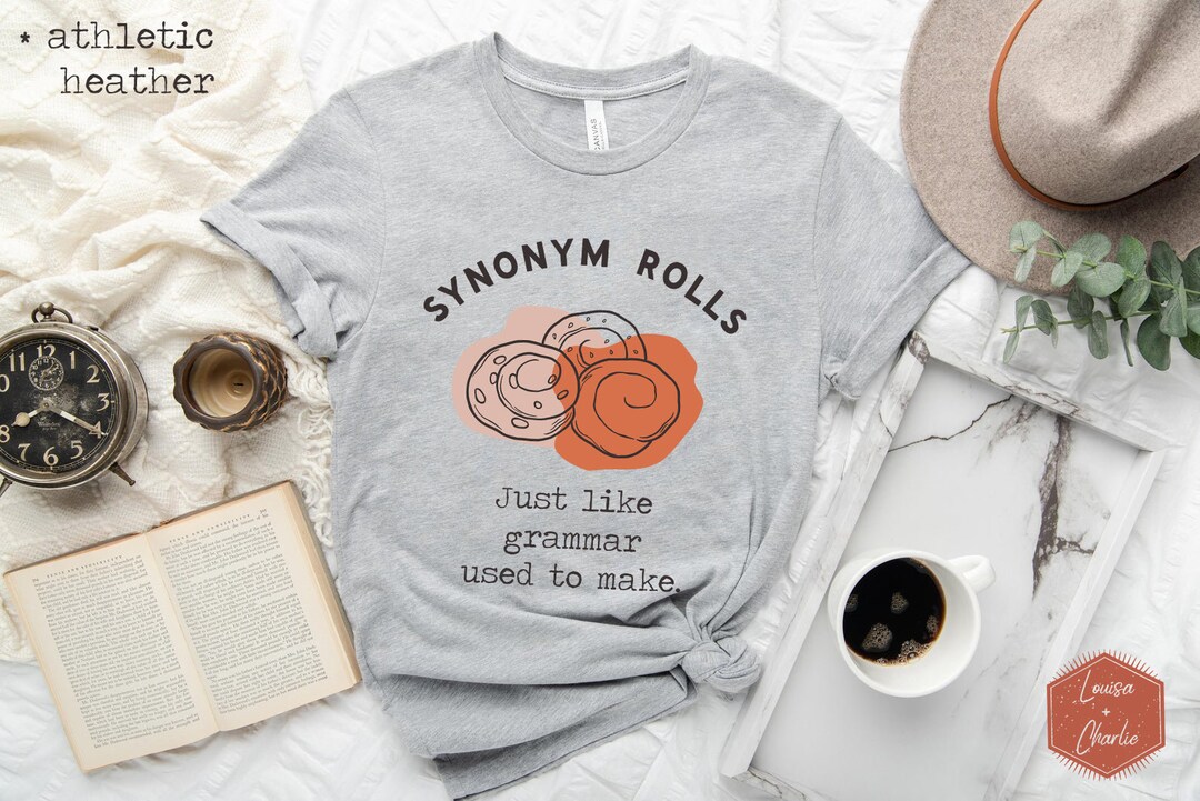 Synonyme Rolls Shirt English Teacher Shirt Gifts For English Teachers