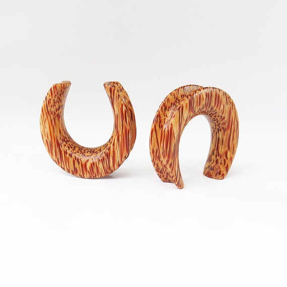 Organic Body Jewelry 5mm up to 51mm Price Per 1 Coconut Wood Tunnel Organic Body Jewelry 5mm up to 51mm Price Per 1 Coconut Wood Tunnel
