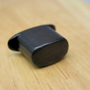 Custom Dark Raintree Wood Labret Plug for Lip Stretching. Handmade Wooden Labret Piercing Plugs for Gauged Lip and Stretching