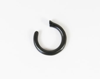 Custom Made Buffalo Horn Nose Hoops I Organic Nose Jewelry I Nose Piercing I Horn Nose Ring I Horn Nostril Ring From 14G (1.6mm) to 4g [5mm]